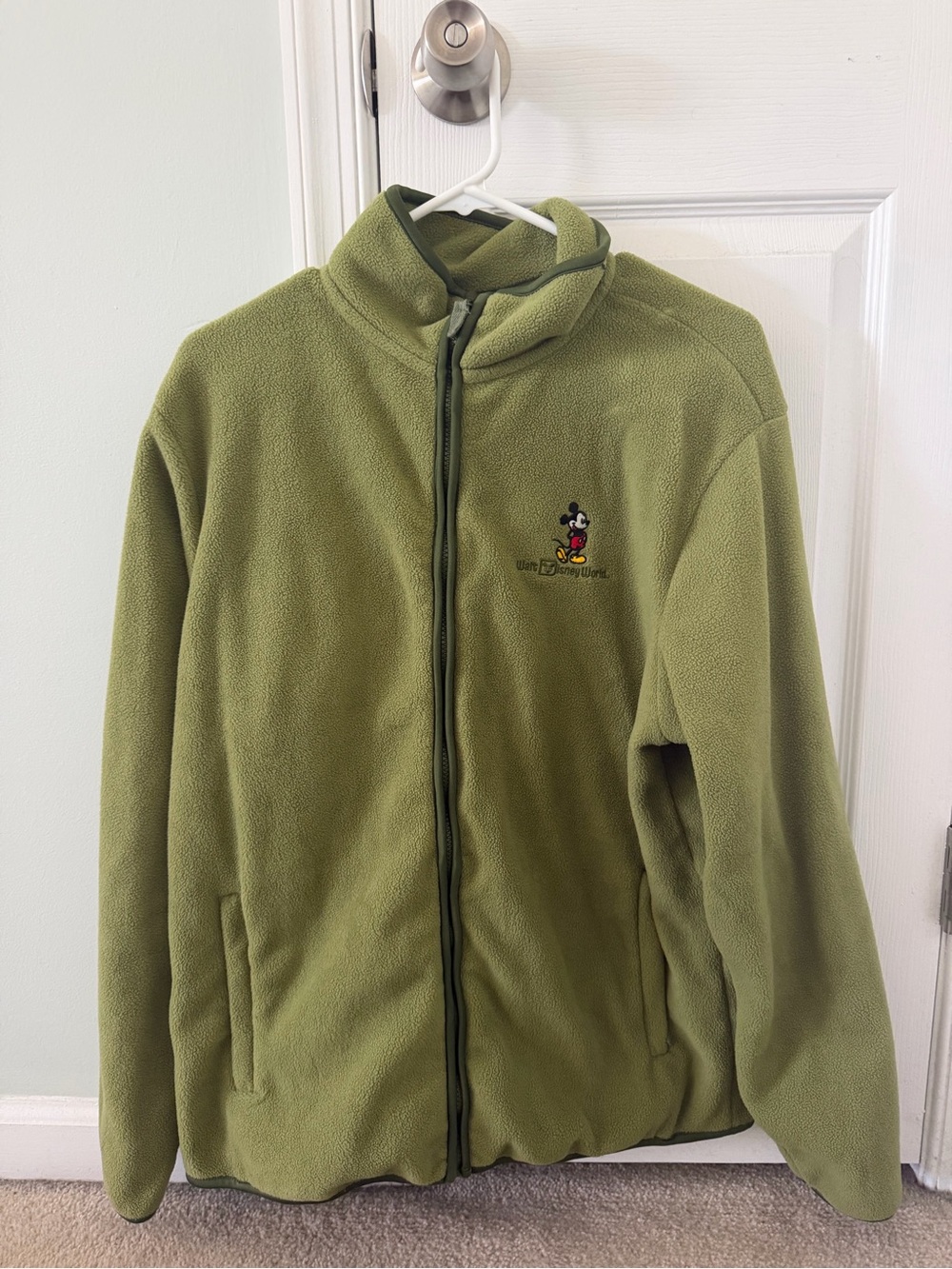 Disney World Forest Green Fleece Adult Jacket